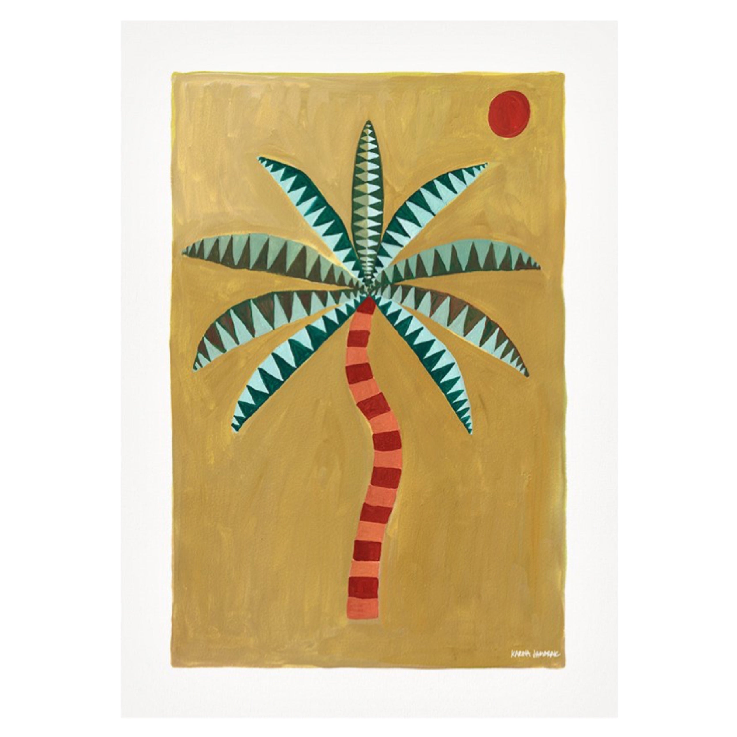 【karina jambrak art】abundance the iconic palm