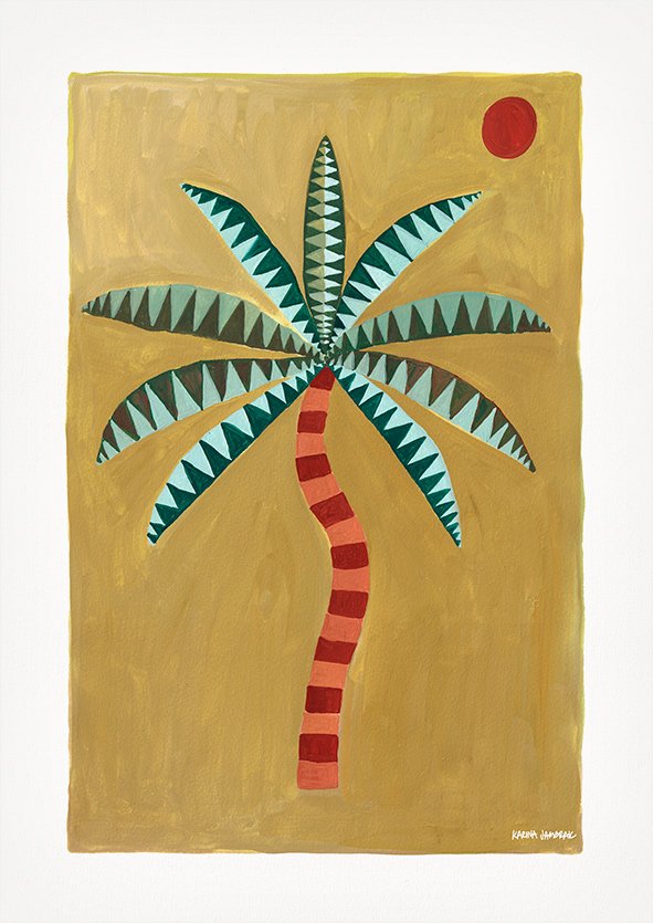 【karina jambrak art】abundance the iconic palm