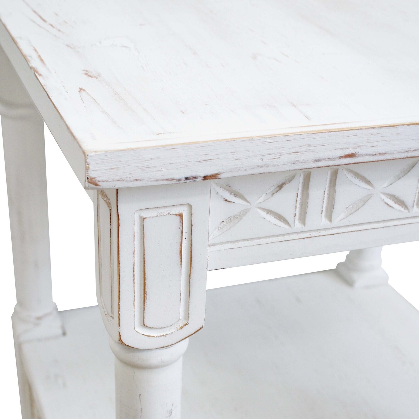 side table noosa rustic white