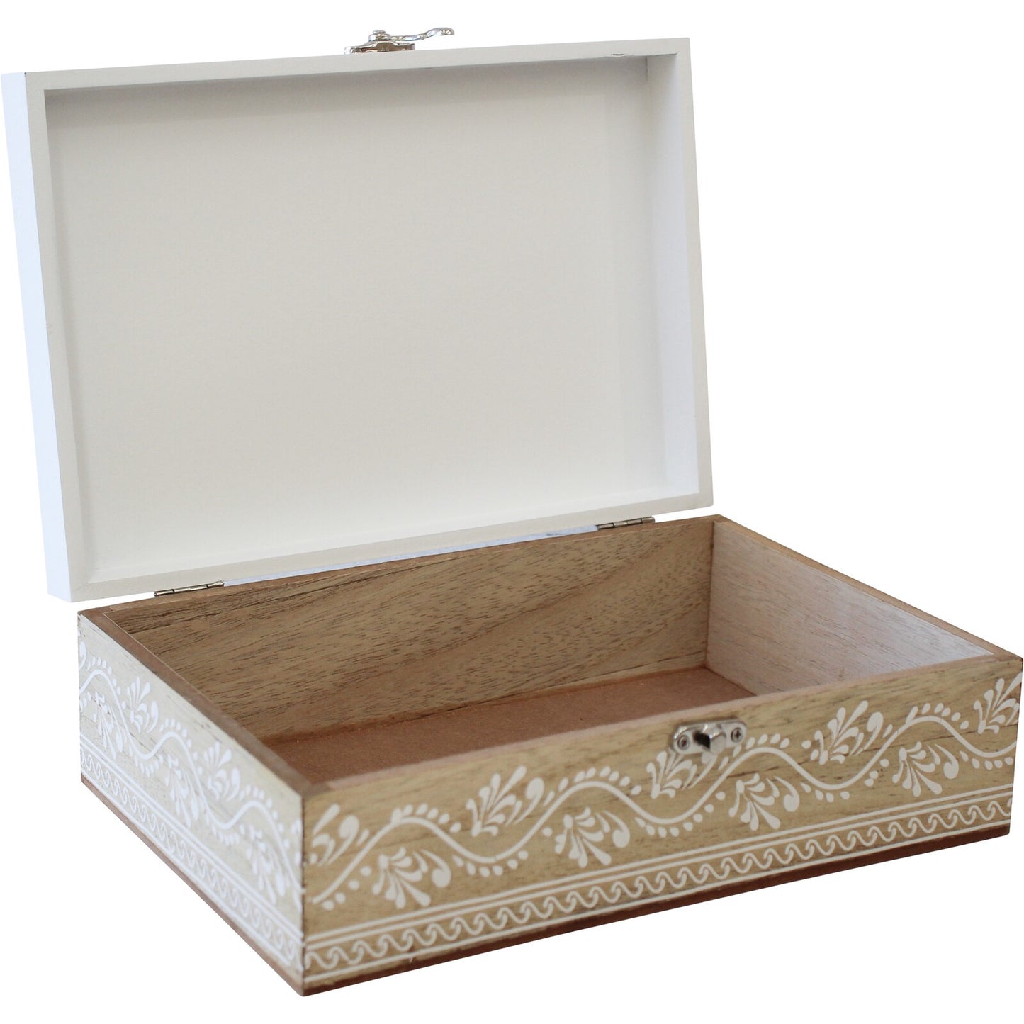 ishka white rect box