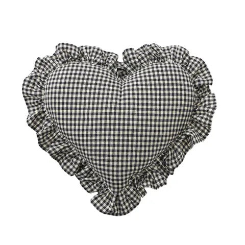 margot heart cotton cushion
