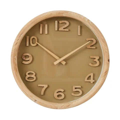 cedric wood olive clock