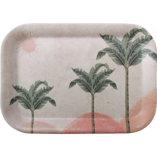 tray rect havana palm