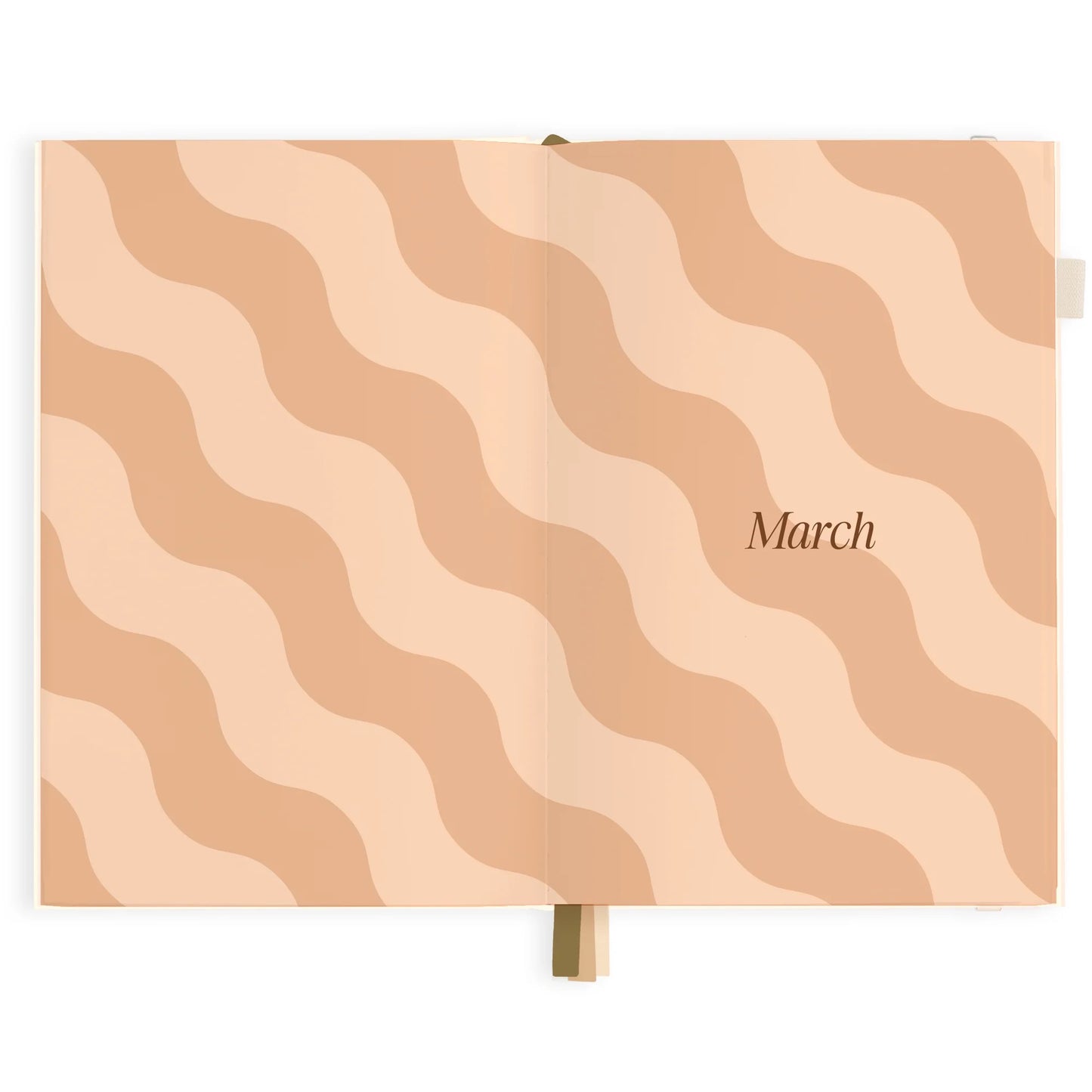 2025 A5 horizontal planner - creme -