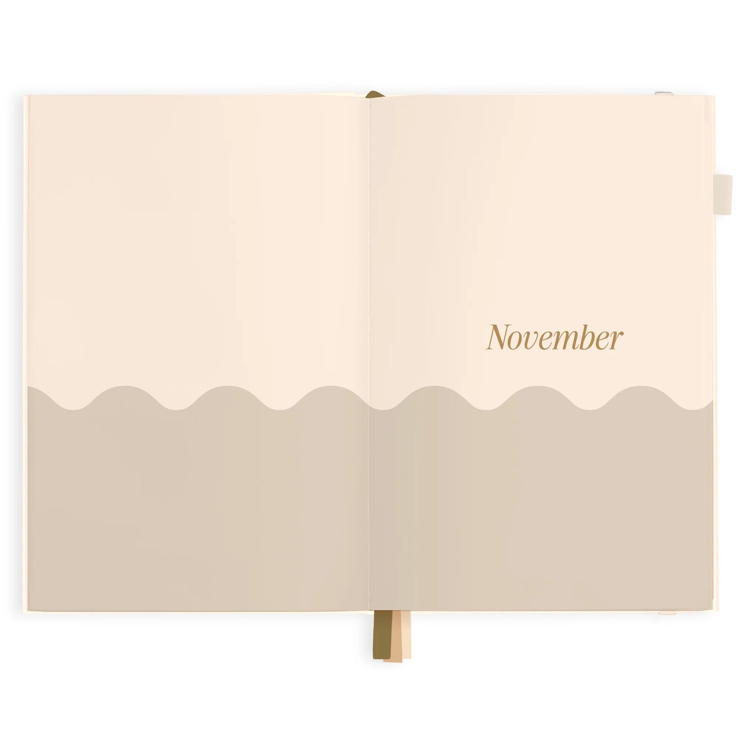 2025 A5 horizontal planner - creme -