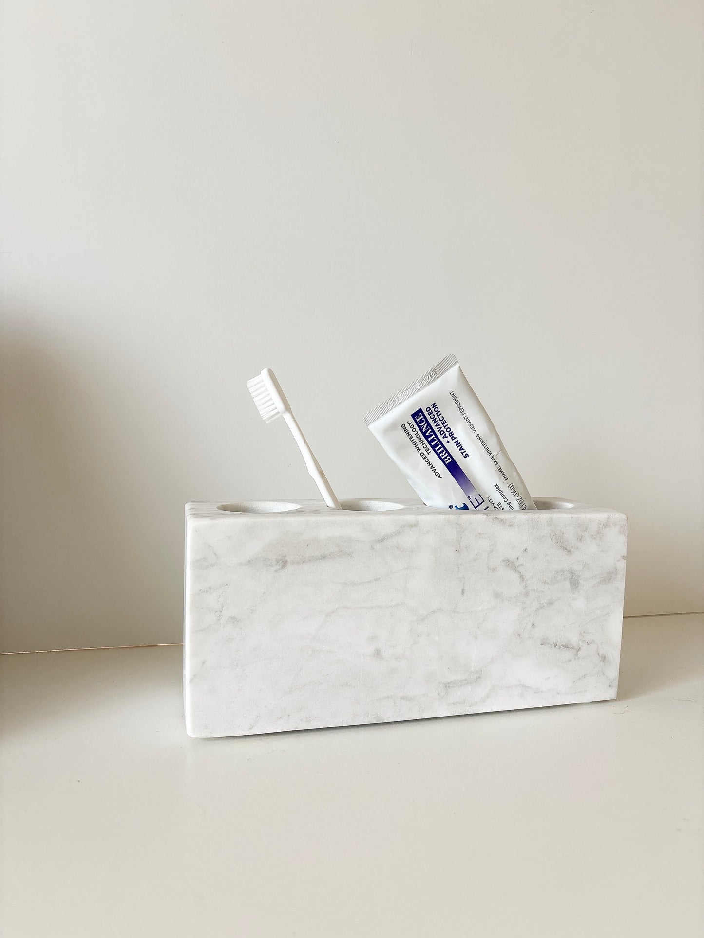 marble bathroom caddy