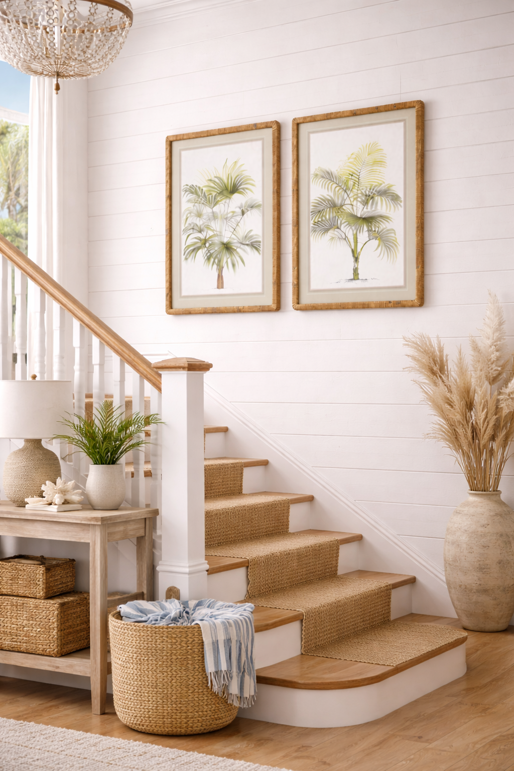 palms vintage framed print