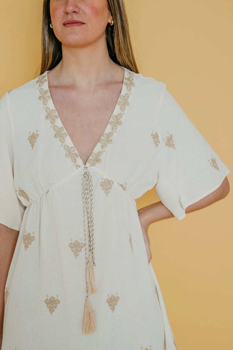 vega cotton short dress