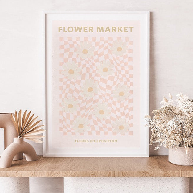 flower market - daisies art