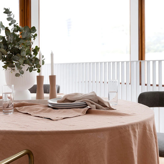 french flax linen tablecloth