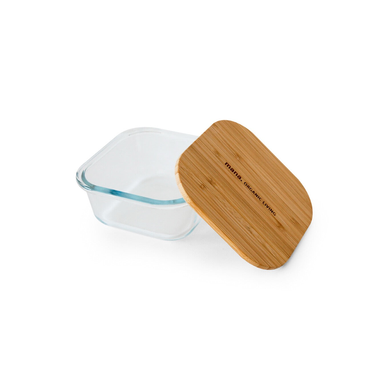 bamboo and glass container