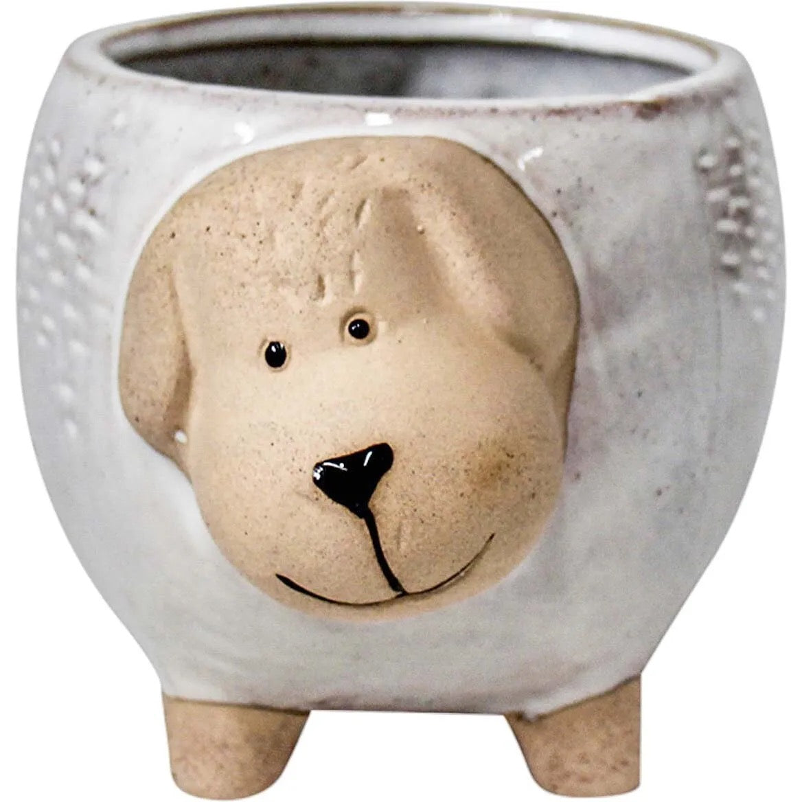 snoopy dog natural planter