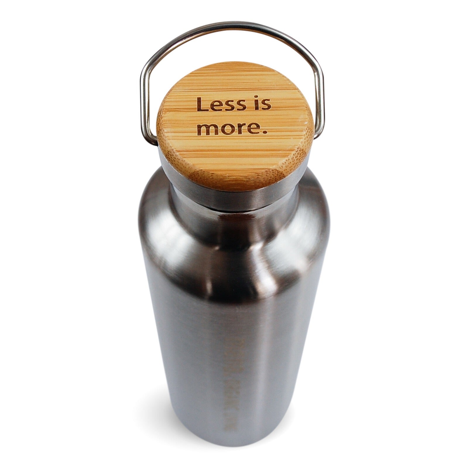 organic living stainless steel bottle 500ml