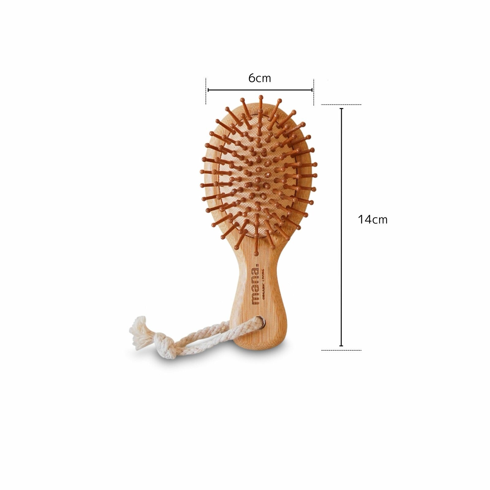 bamboo hairbrush mini