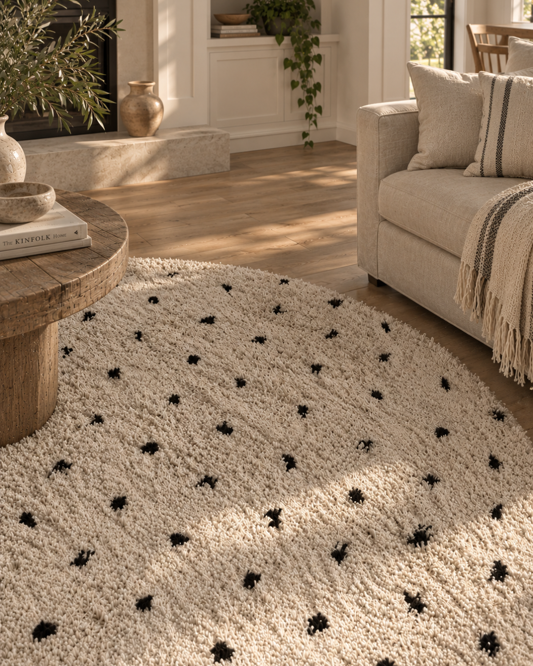 mellow dot rug