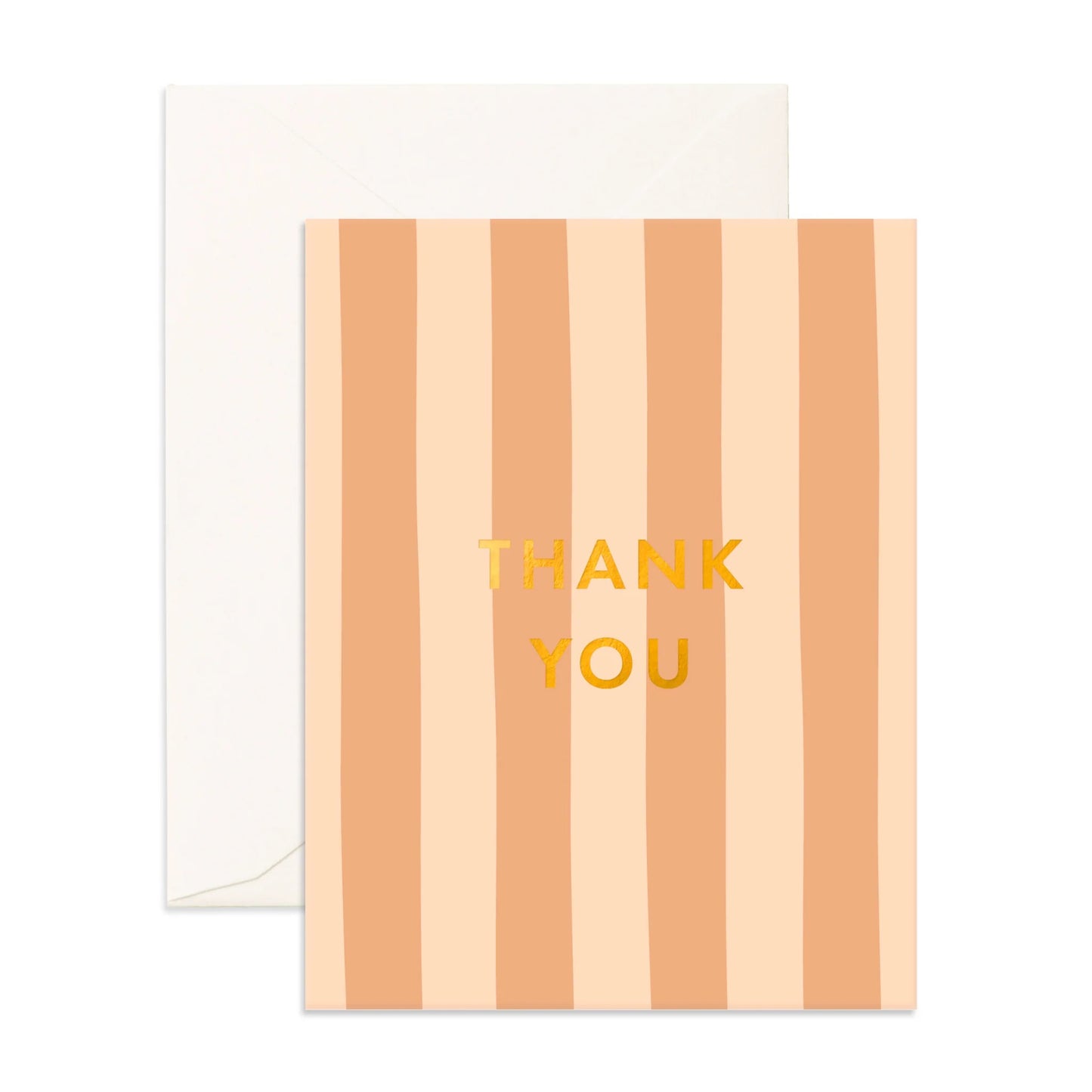 thank you corsica stripe greeting card
