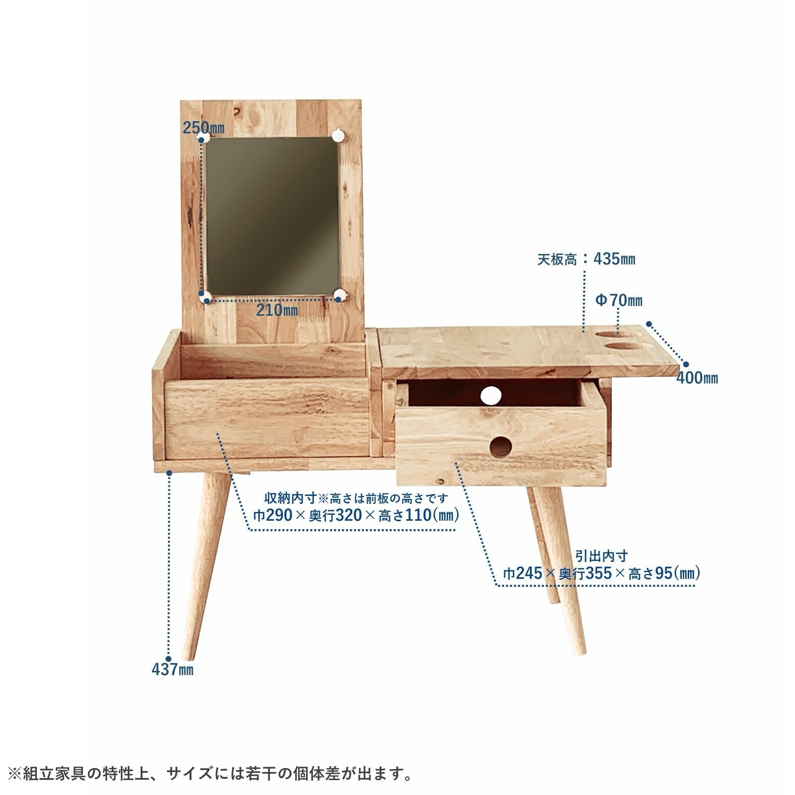 natural signature dresser