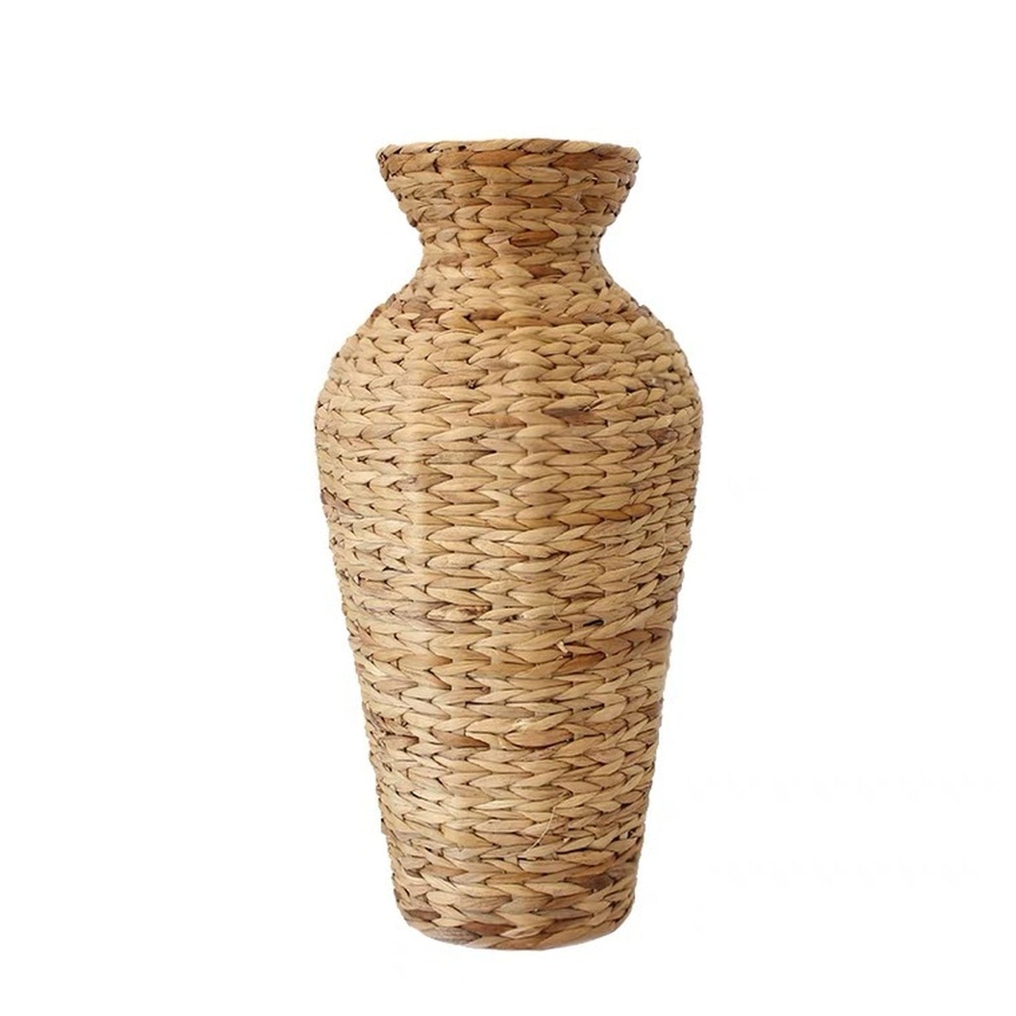 big wicker flower vase