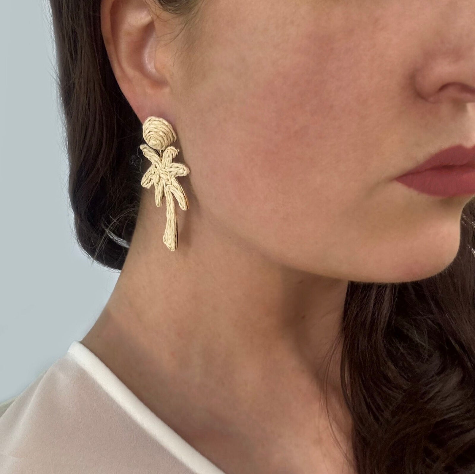 earrings palm trees