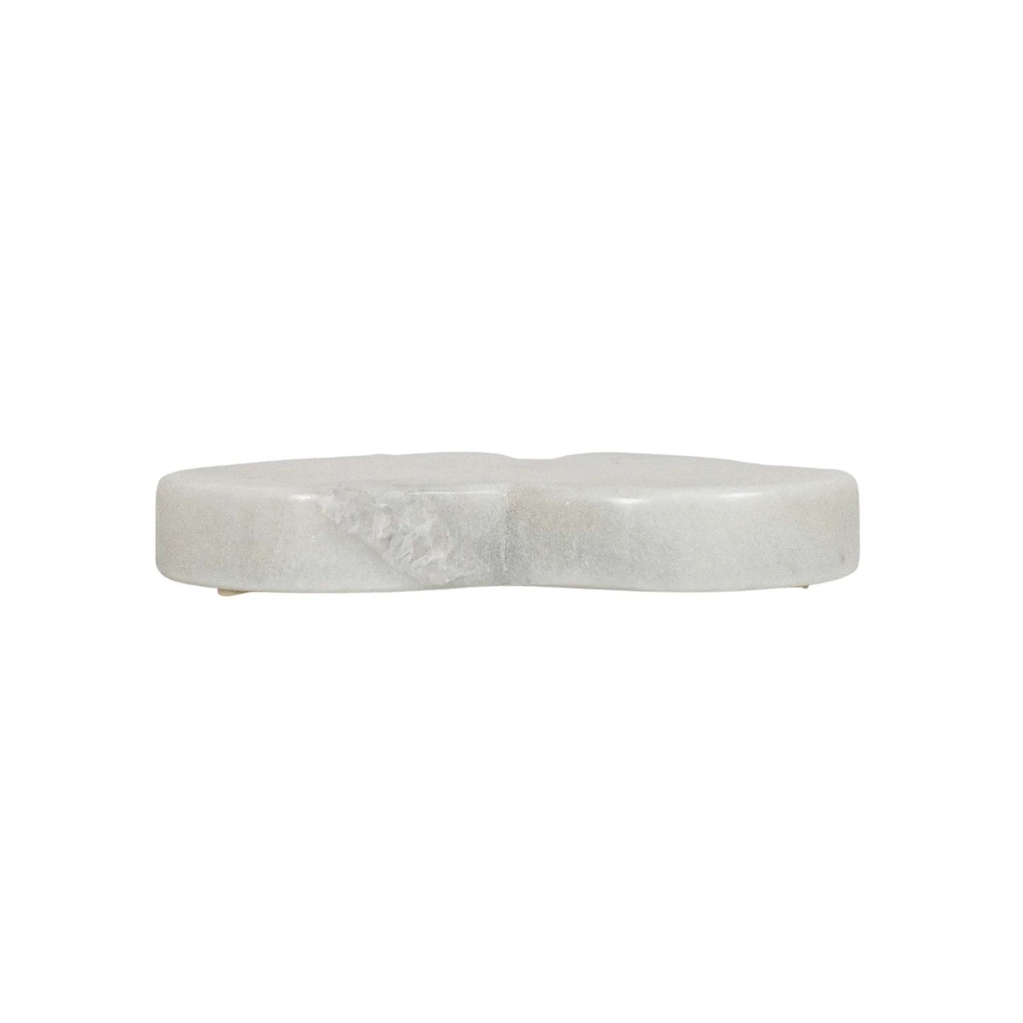 heart coaster white marble