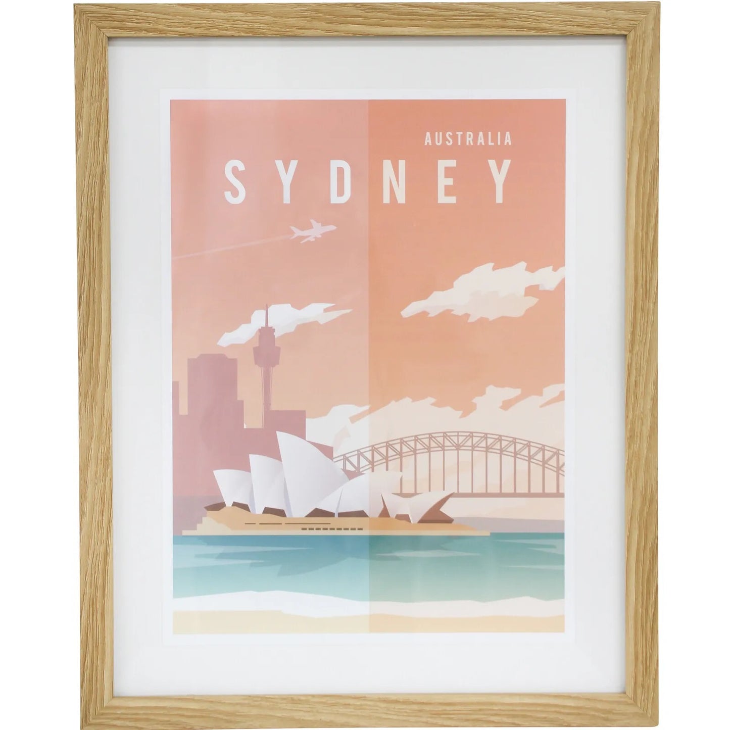 Sydney framed print