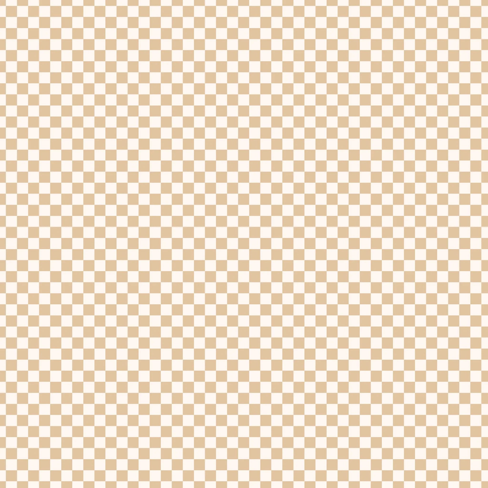 coffee stripe / caramel check organic muslin wrap set