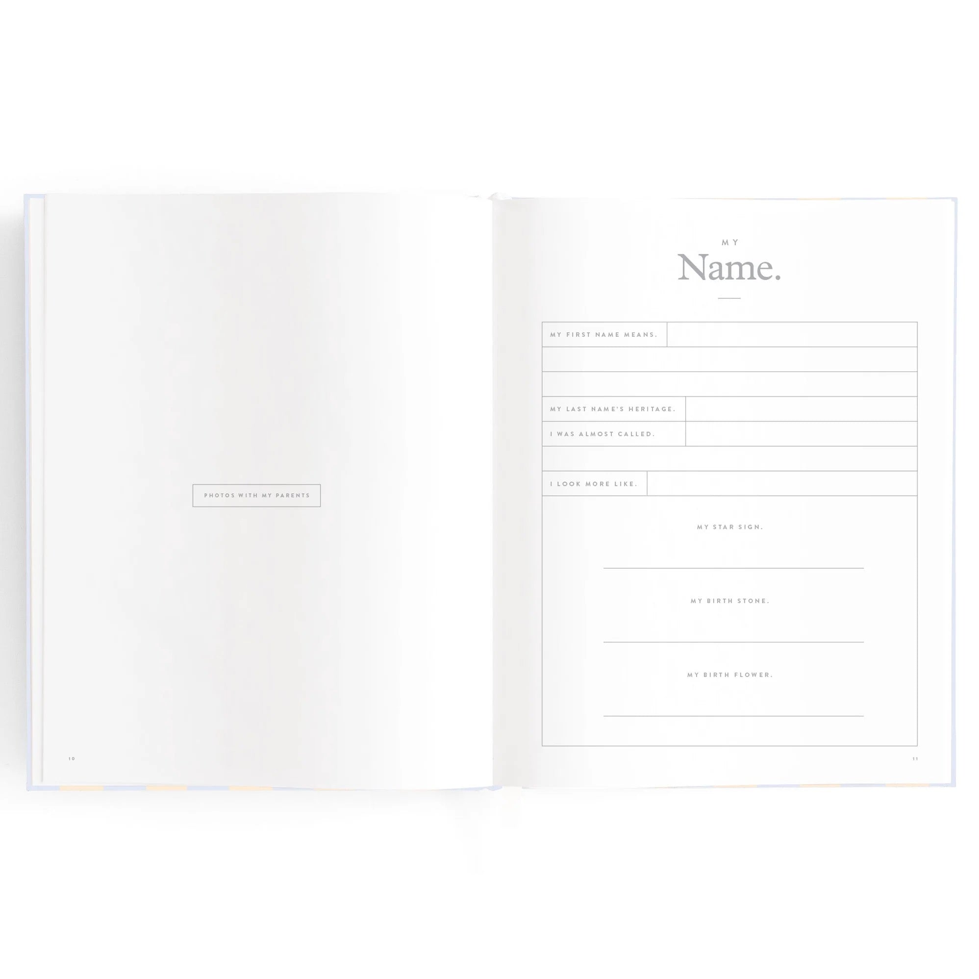 Baby Book - Cloud Stripe