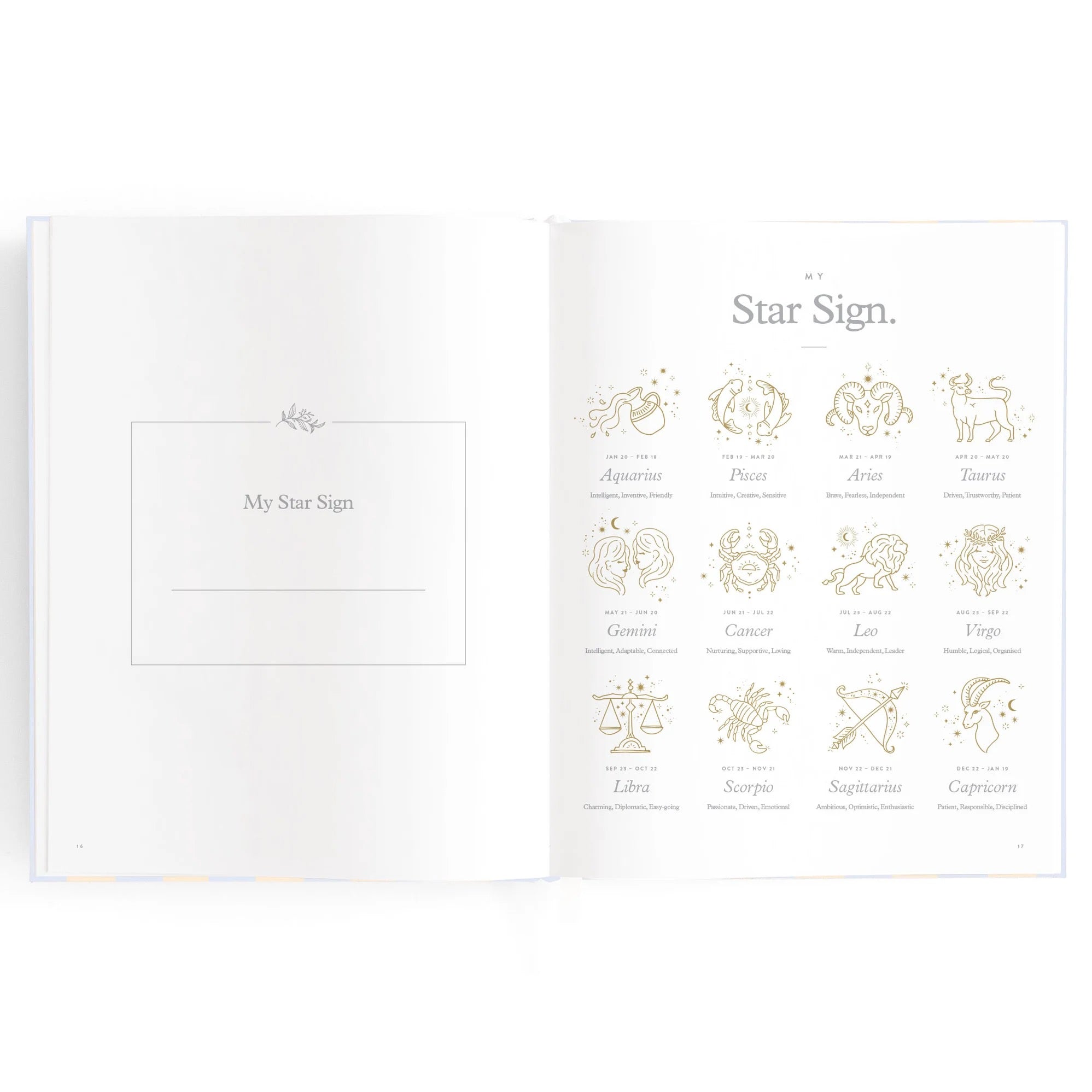 Baby Book - Cloud Stripe