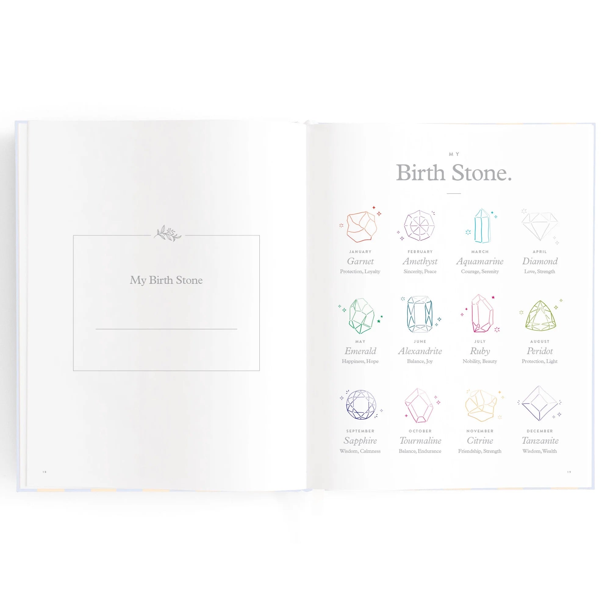 Baby Book - Cloud Stripe