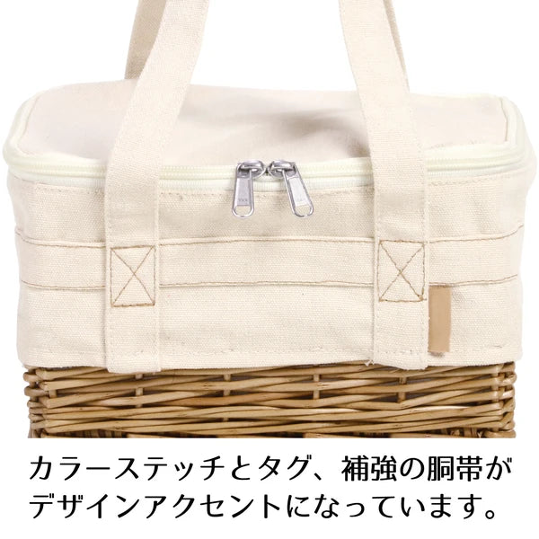 willow canvas cooler bag