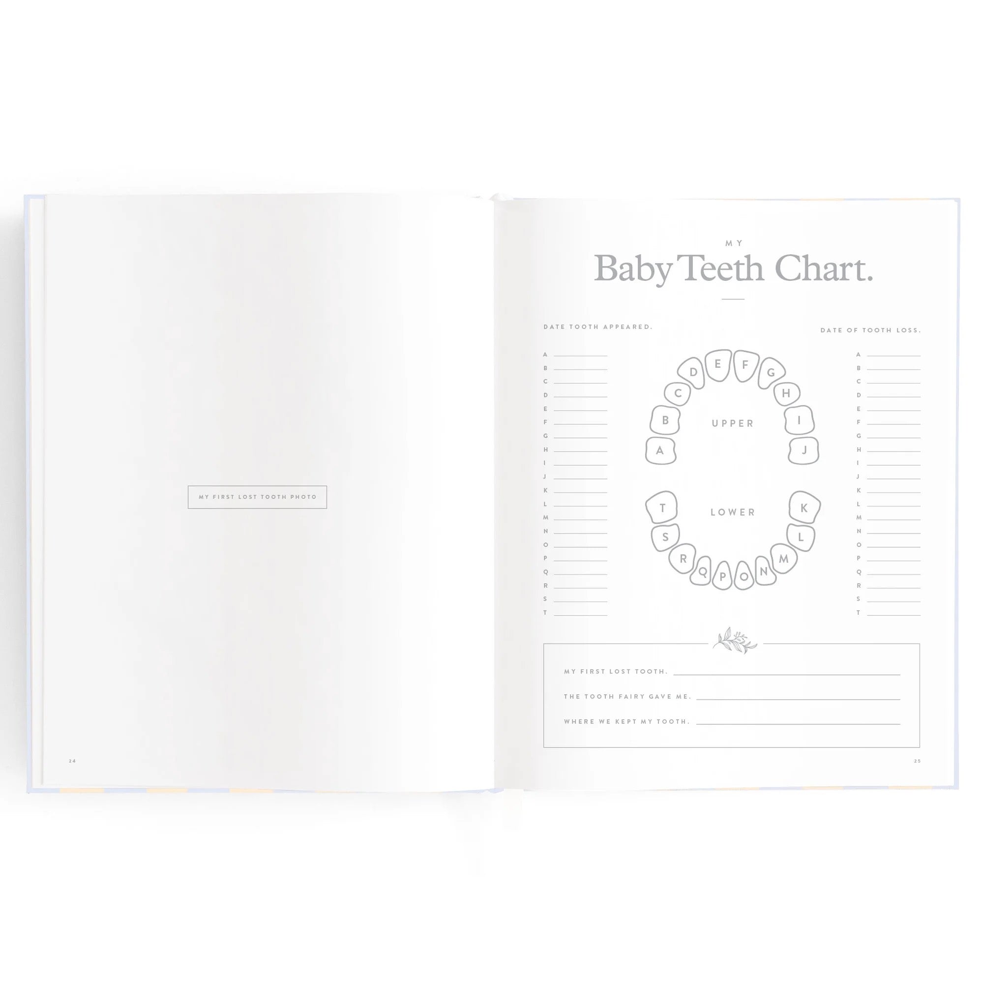 Baby Book - Cloud Stripe