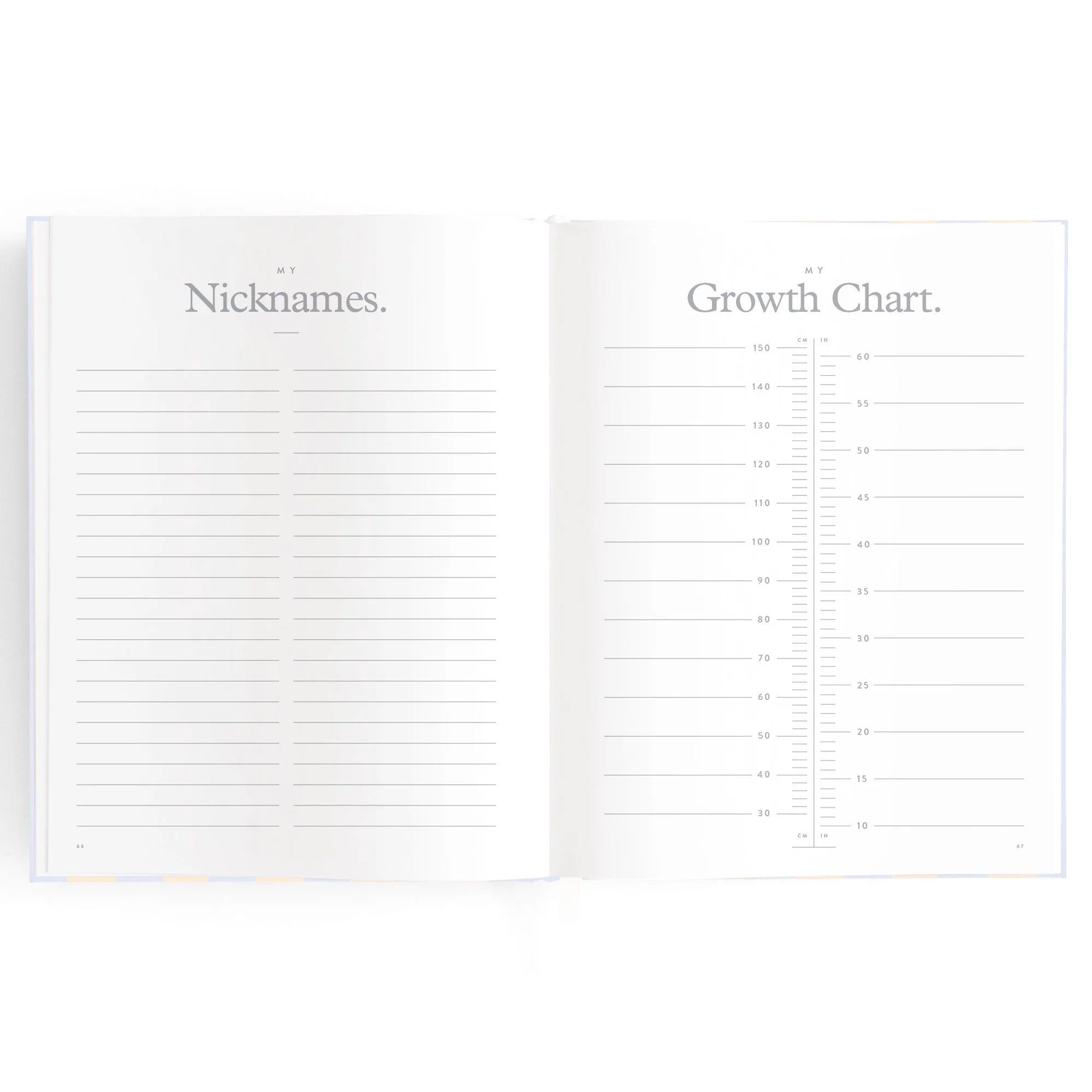 Baby Book - Cloud Stripe