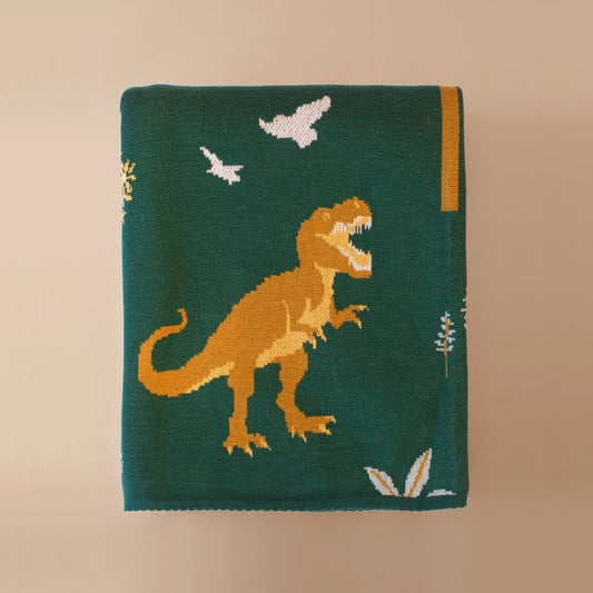 dinos throw blanket