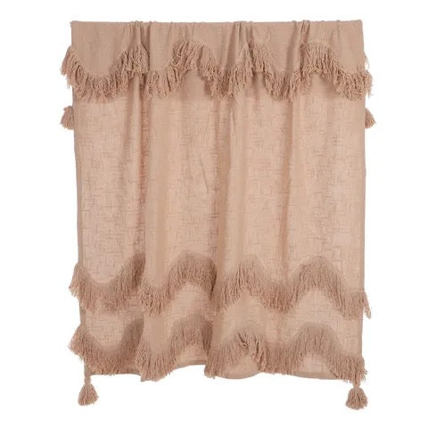 fringy cotton throw