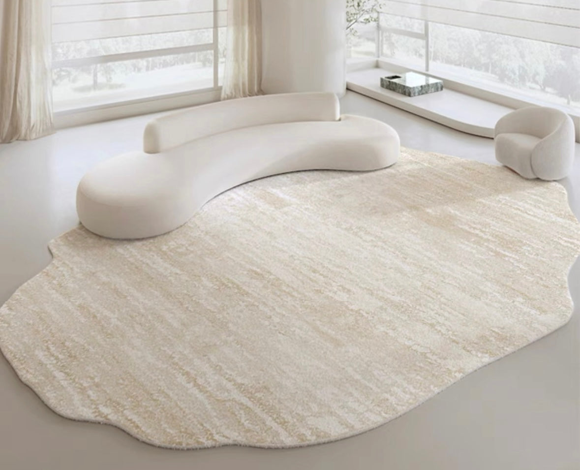 stone wavy rug