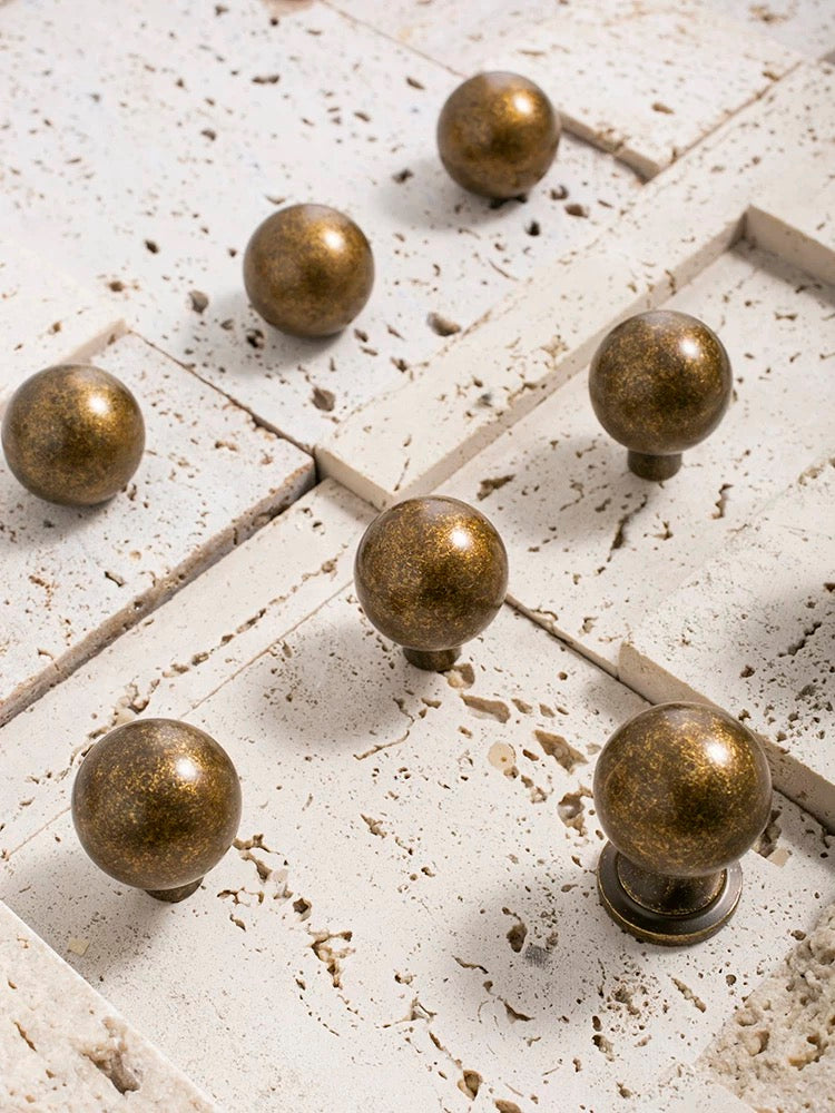 rétro brass knob