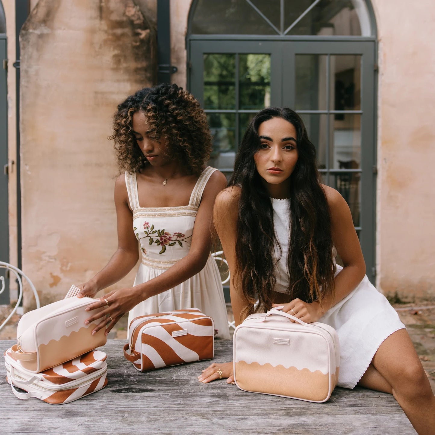 caramel ripple wash bag