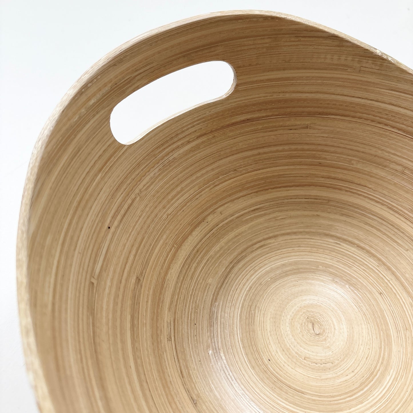 bamboo kuchen style oval bowl