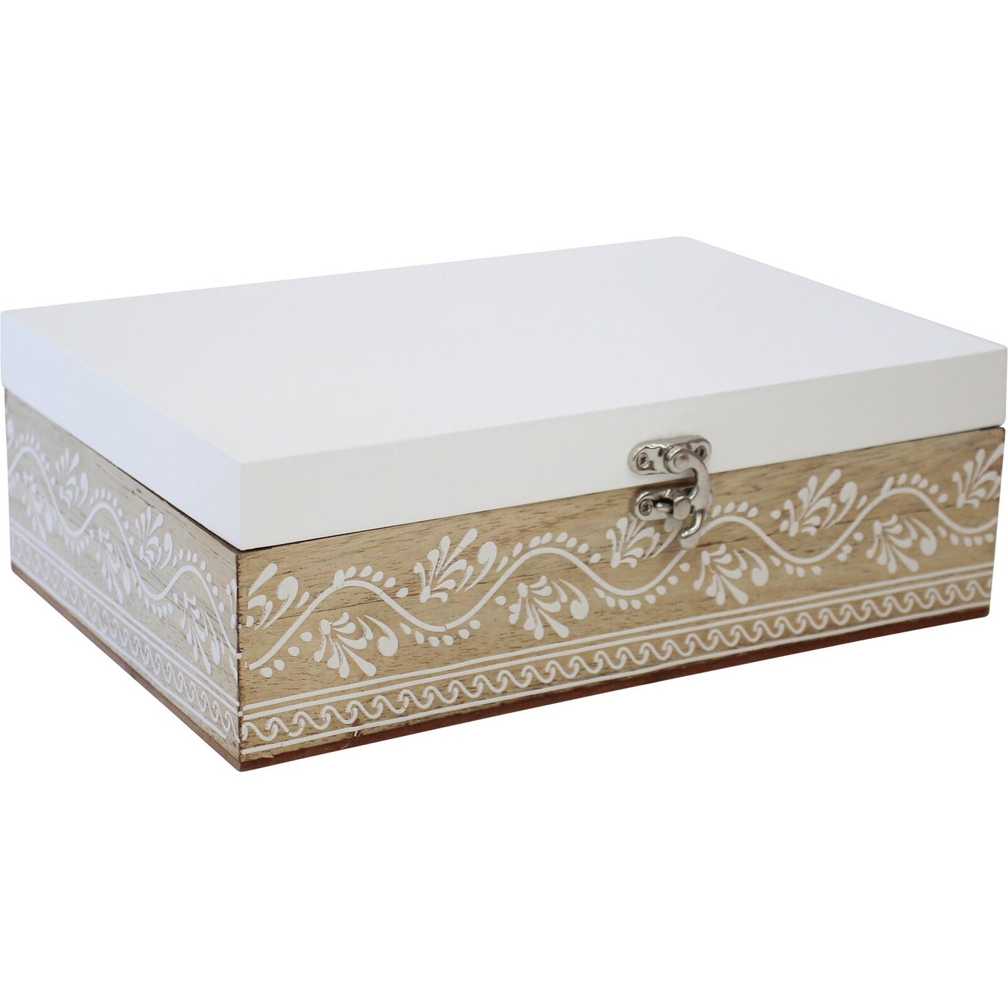 ishka white rect box