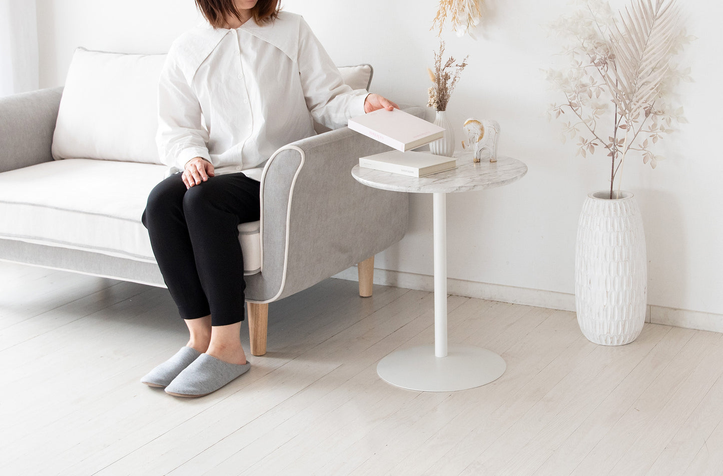 marble design side table