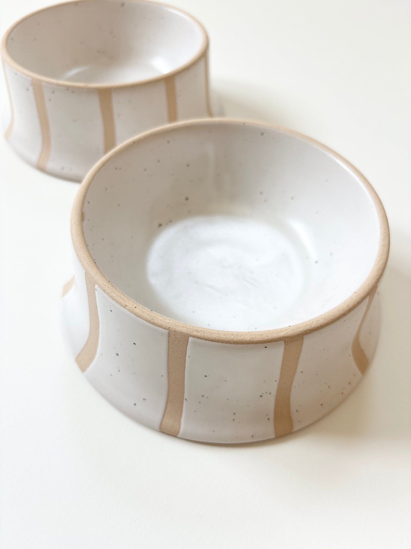 eddie ceramic dbl wall pet bowl