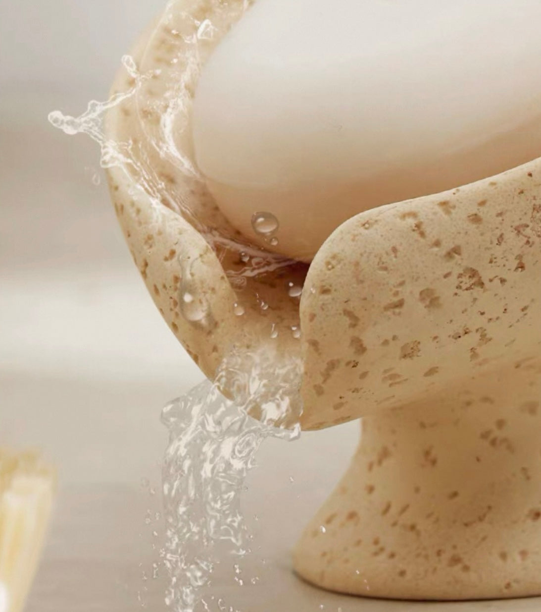 sand soap dish