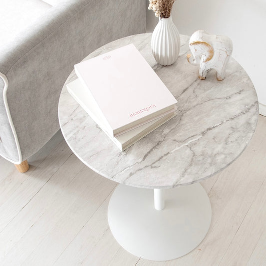 marble design side table