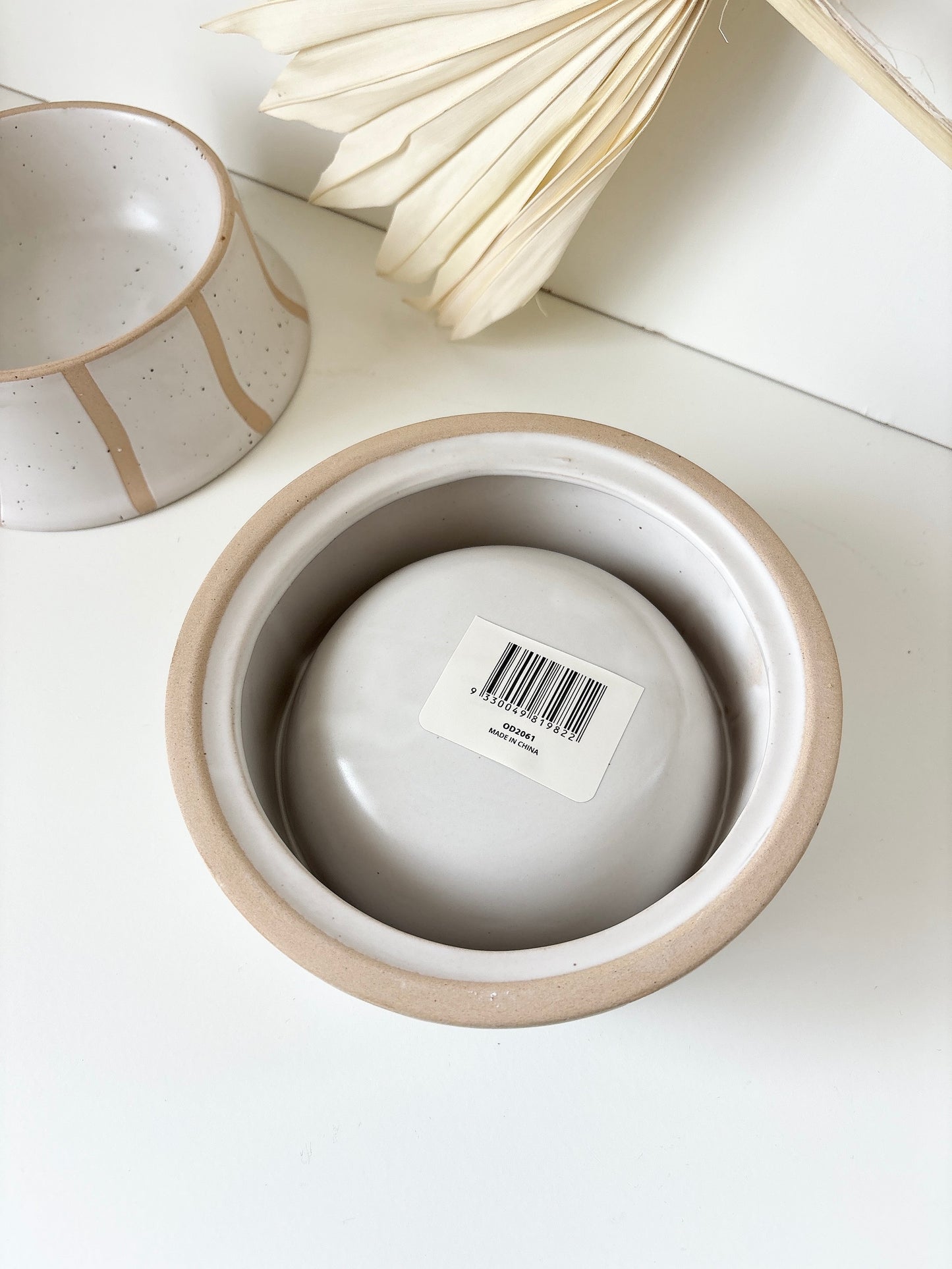 eddie ceramic dbl wall pet bowl