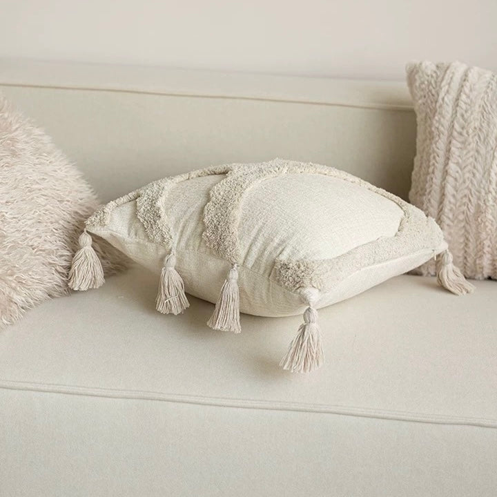 fluffy scandi cushion cover