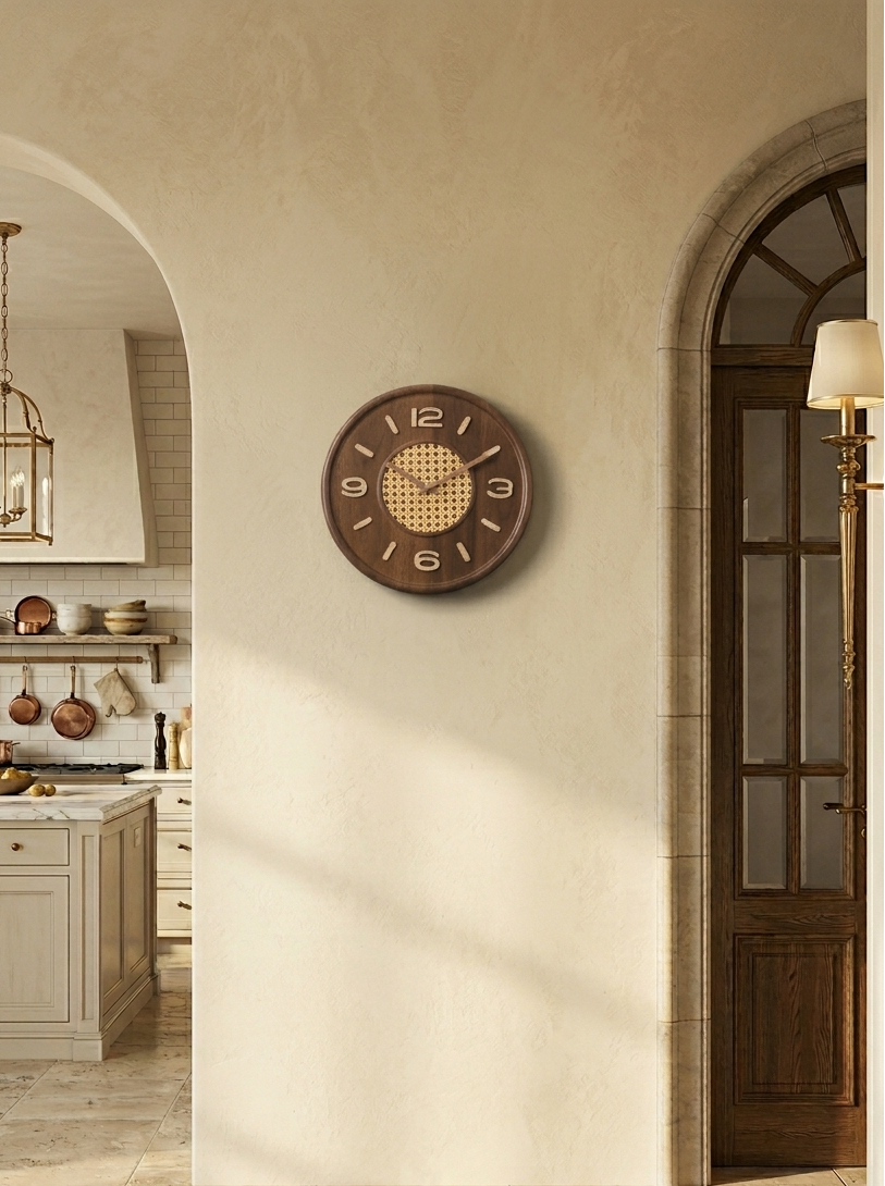atelier cane wall clock