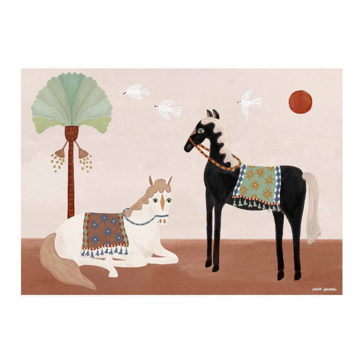 【karina jambrak art】black beauty ranch