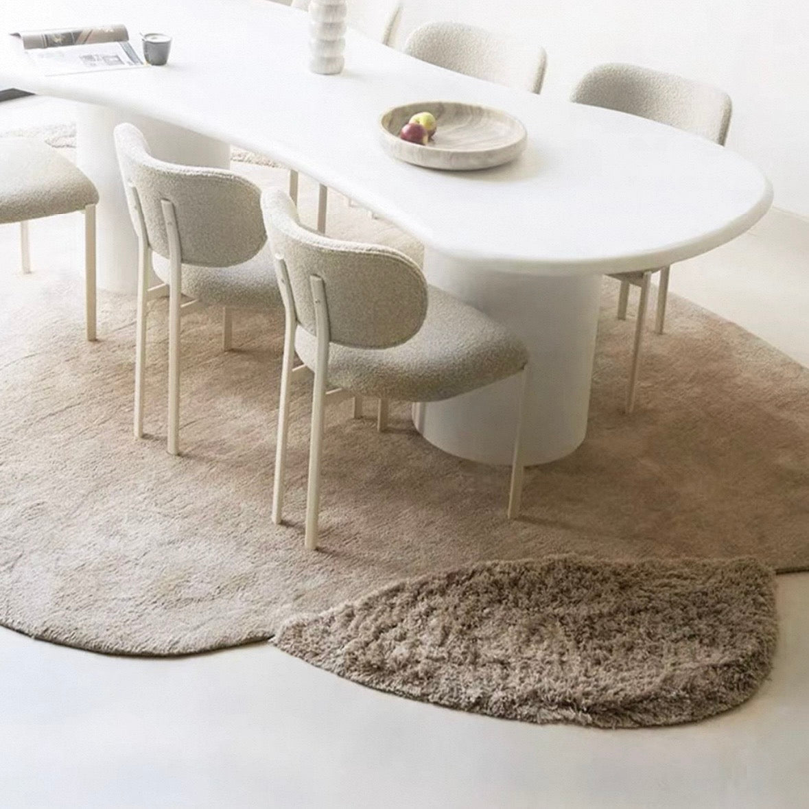 cloud contour rug