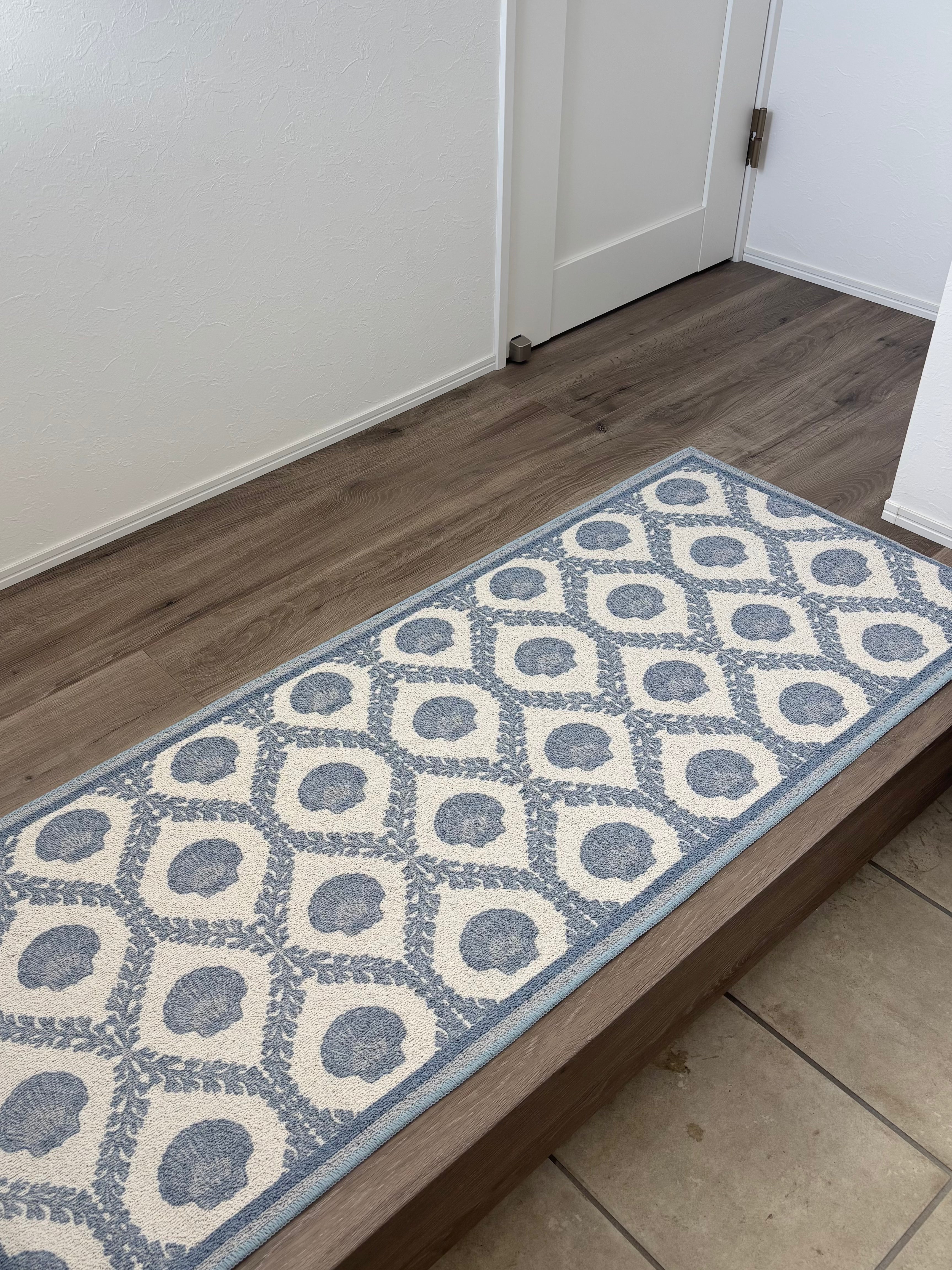 shell runner rug