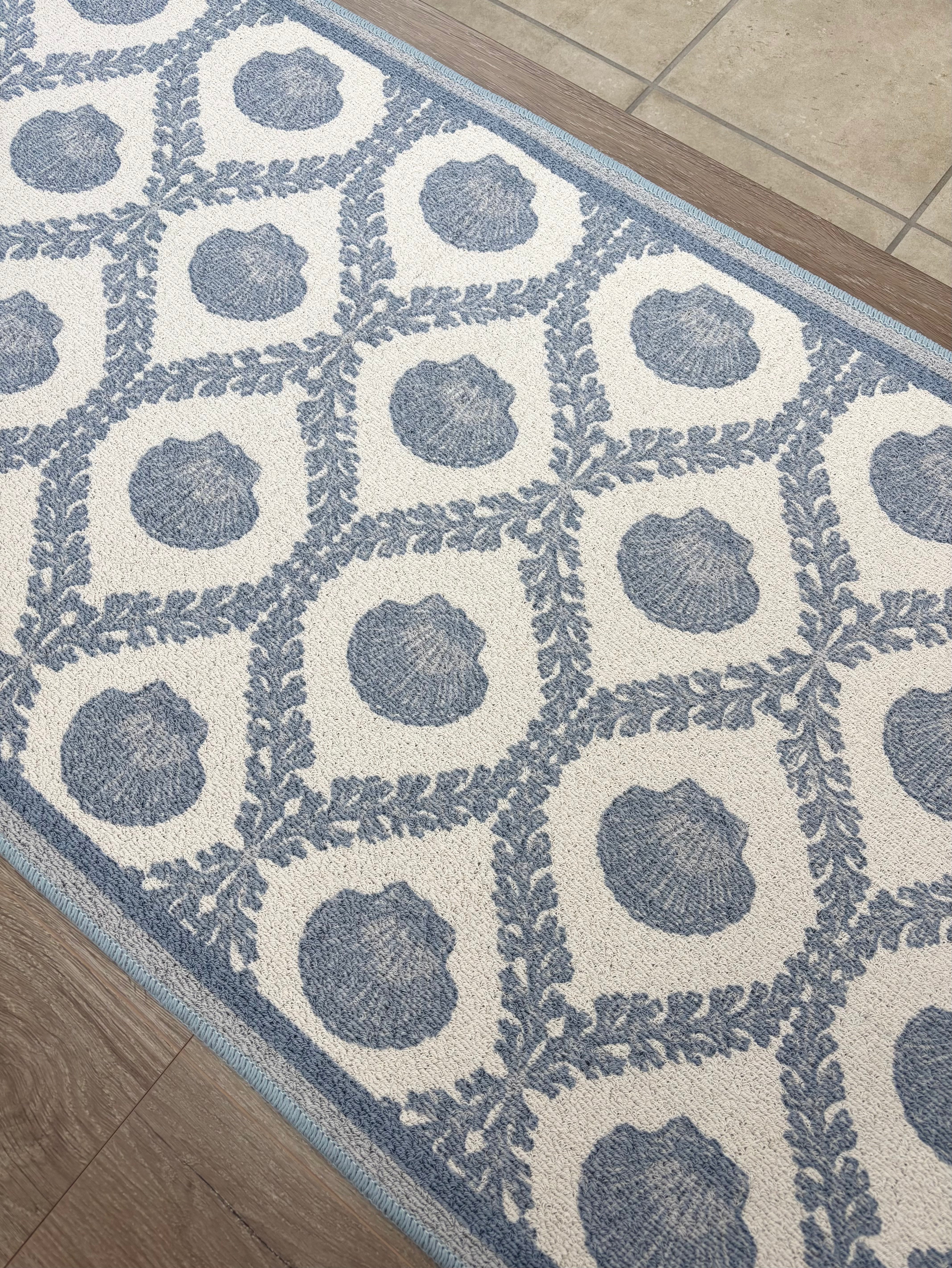 shell runner rug